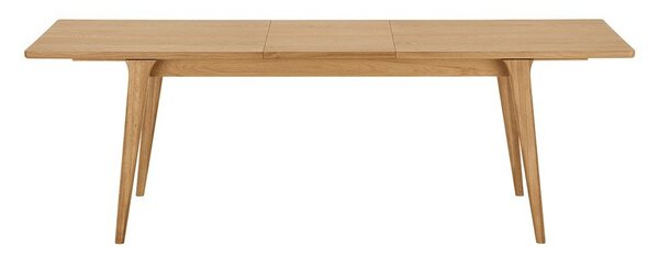 Raztegljiva jedilna miza z dodatno ploščo v hrastovem dekorju 90x180 cm Darwin – House Nordic