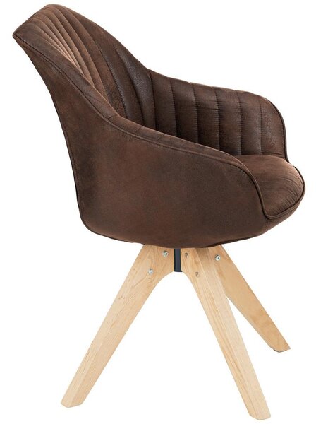 Premium Living Stol Chill, Temno Rjava
