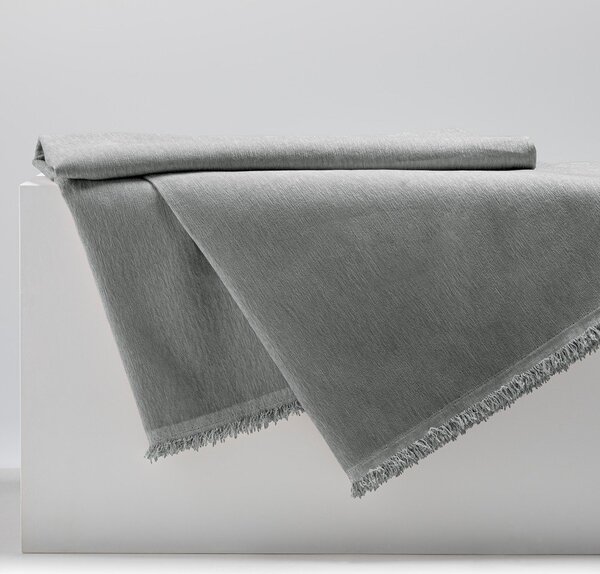 Sivo pregrinjalo iz šenilje 220x240 cm Talo – Filumi