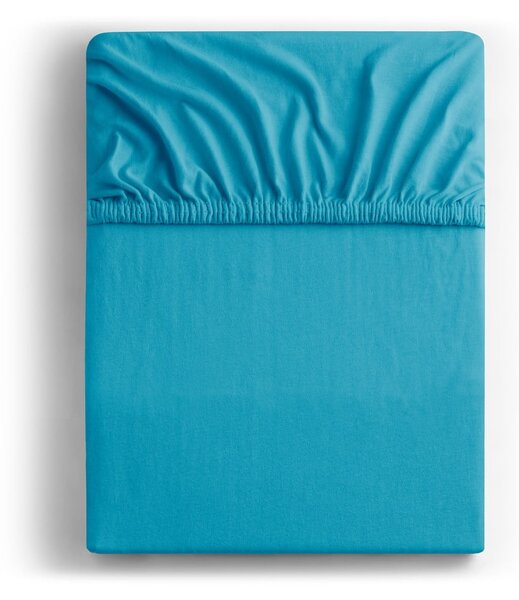 Modra napenjalna rjuha iz jerseyja 90x200 cm Amber – Restilo