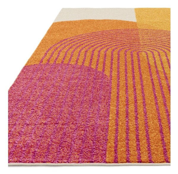 Rumeno-oranžna preproga 120x170 cm Muse Orange Retro – Asiatic Carpets