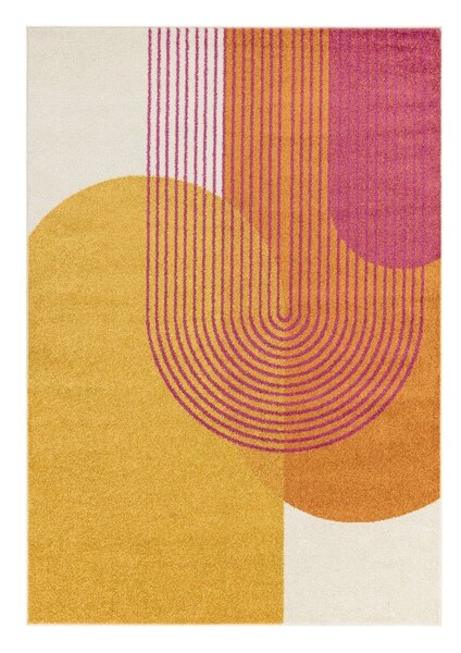 Rumeno-oranžna preproga 120x170 cm Muse Orange Retro – Asiatic Carpets