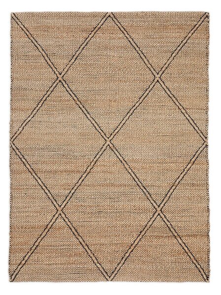 Ročno tkana preproga iz jute v naravni barvi 160x230 cm Vallalta – Kave Home