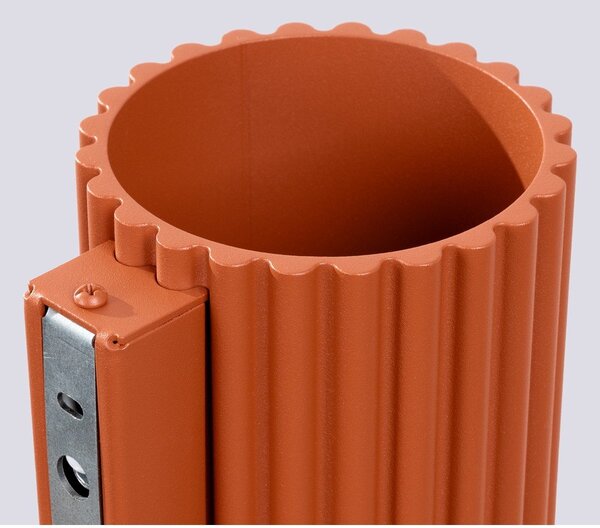 Oranžna stenska svetilka ø 10 cm Zora – Sollux