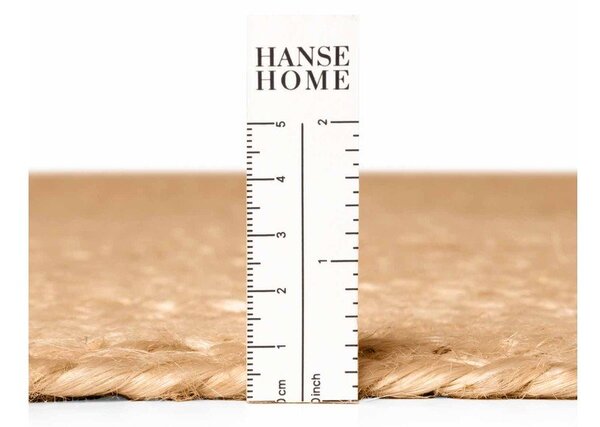 Obojestranska ročno tkana preproga iz jute v naravni barvi 160x230 cm Braided – Hanse Home