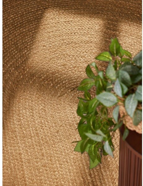 Obojestranska ročno tkana preproga iz jute v naravni barvi 160x230 cm Braided – Hanse Home