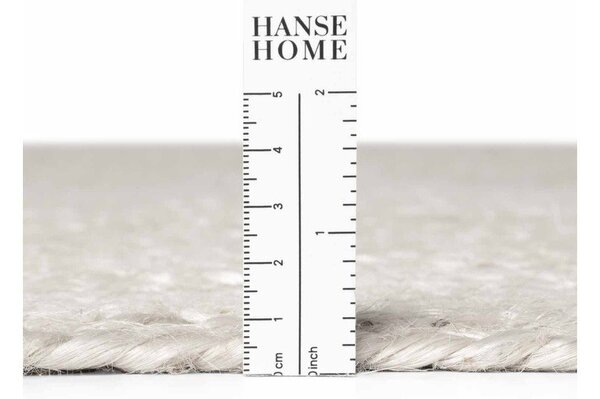 Bela obojestranska ročno tkana okrogla preproga iz jute ø 140 cm Braided – Hanse Home