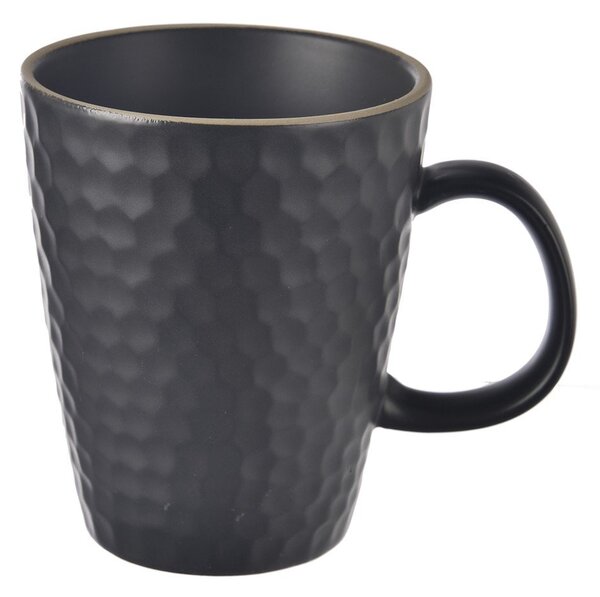 Črna keramična skodelica 420 ml Tea Time – Orion