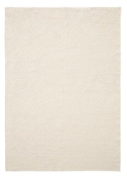 Kremno bela ročno tkana preproga iz mešanice bombaža 160x230 cm Mascarell – Kave Home