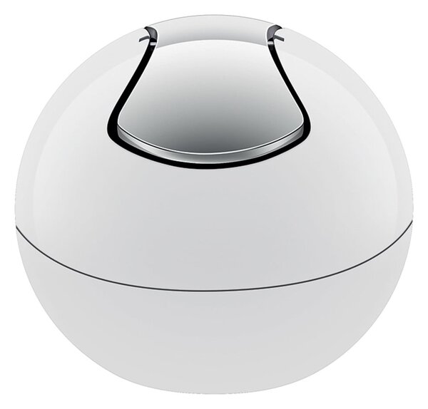 Bel plastičen koš za smeti 1 l Bowl – Spirella