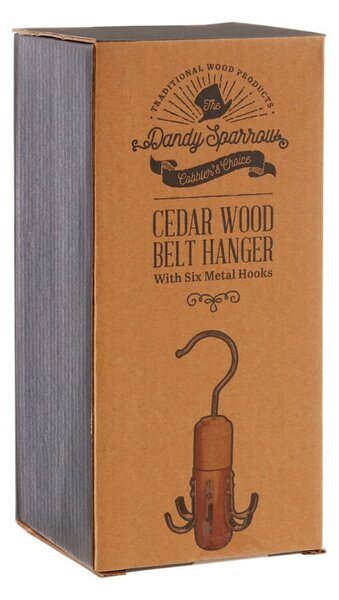 Viseči lesen obešalnik za kravate in pasove The Dandy – Premier Housewares