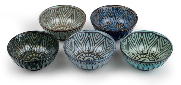 Porcelanaste skledice v kompletu za serviranje 5 ks 150 ml Jara – Bredemeijer