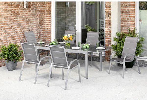 Gardenson Vrtni Set Amalfi Di Lusso, 7-Delno, Rjava