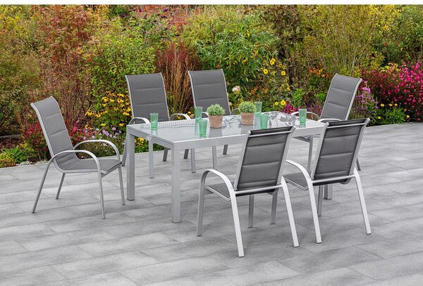 Gardenson Vrtni Set Amalfi Di Lusso, 7-Delno, Antracit