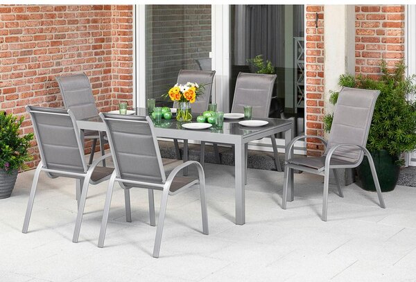 Gardenson Vrtni Stol Amalfi Di Lusso, 2 Kos, Rjava