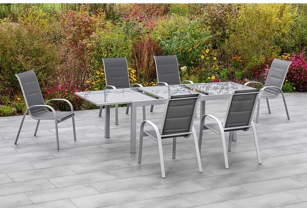 Gardenson Vrtni Set Amalfi Di Lusso, 7-Delno, Antracit
