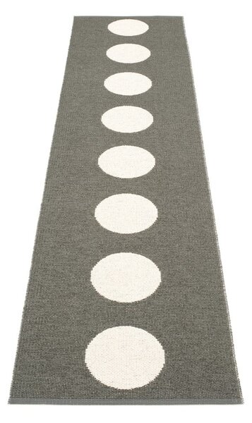 Temno siv zunanji in notranji tekač 70x300 cm Vera Charcoal – Pappelina