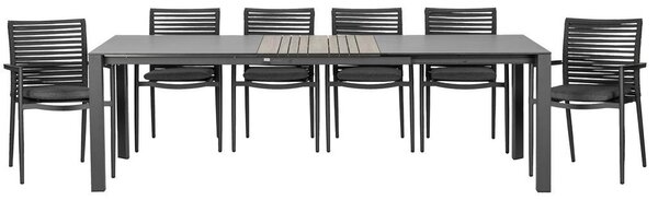 Acamp Vrtna Garnitura New Jersey, 7-Delni Set, Antracit