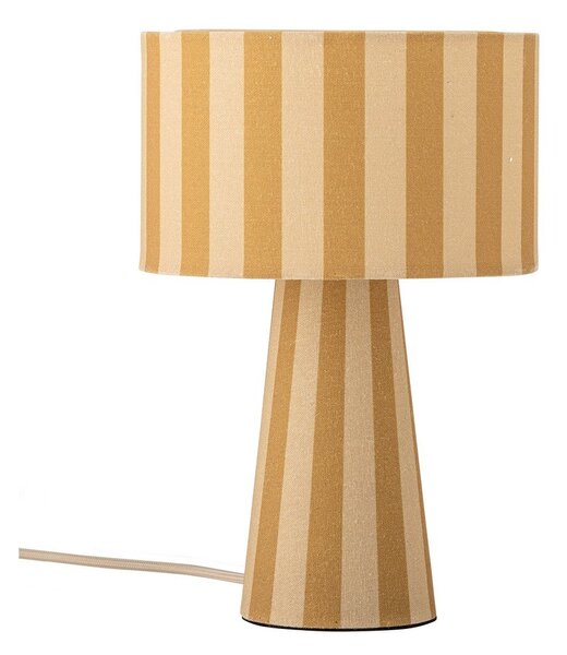 Rumena tekstilna namizna svetilka s tekstilnim senčilom (višina 30 cm) Emmie – Bloomingville