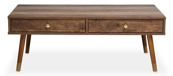 Klubska mizica v temni naravni barvi 59x110 cm Frida – Premier Housewares