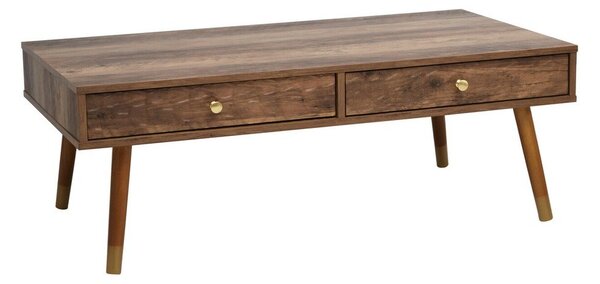 Klubska mizica v temni naravni barvi 59x110 cm Frida – Premier Housewares