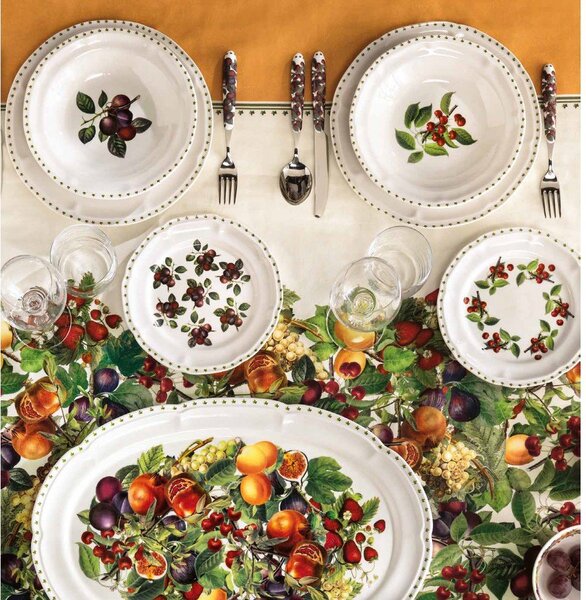 Pladenj iz porcelana new bone china 35x50 cm Le Primizie – Brandani