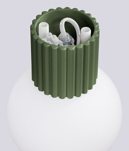 Zelena stenska svetilka ø 12 cm Orbital – Sollux