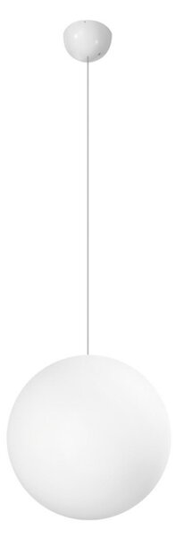 Linea Light LED-visoka svetilka Oh! P, premer 38 cm, bela, 3.000 K, 1.584 lm, Bela, Dnevna soba / jedilnica, Plastika, Sodobni