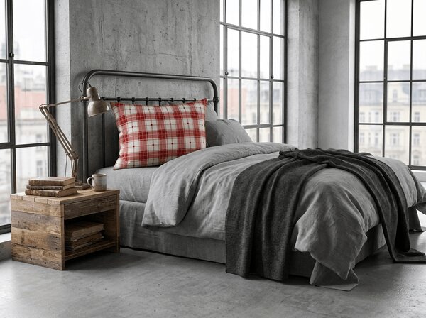 Prevleka za blazino iz mikrovlaken TARTAN HEART 50x70 cm, barvna