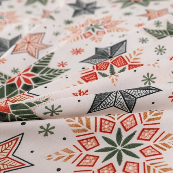 Posteljnina iz mikrovlaken CHRISTMAS STAR barvna Dimenzije posteljnine: 70 x 90 cm | 140 x 200 cm