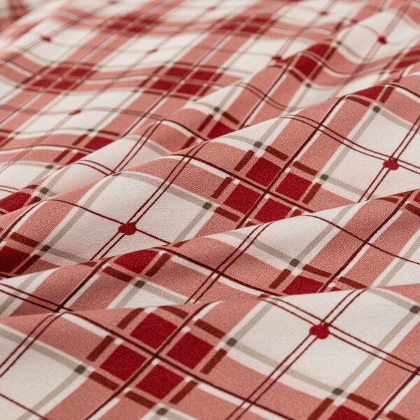 Posteljnina iz mikrovlaken TARTAN SRCE barvna Dimenzije posteljnine: 70 x 90 cm | 140 x 200 cm