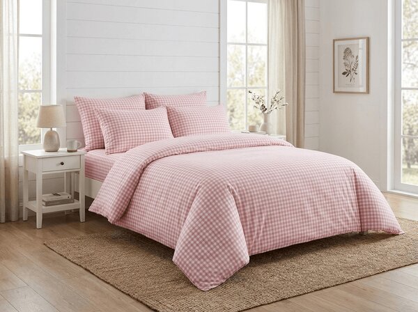 Kreirana posteljnina PINK CUBIS roza Dimenzije posteljnine: 70 x 80 cm | 140 x 200 cm
