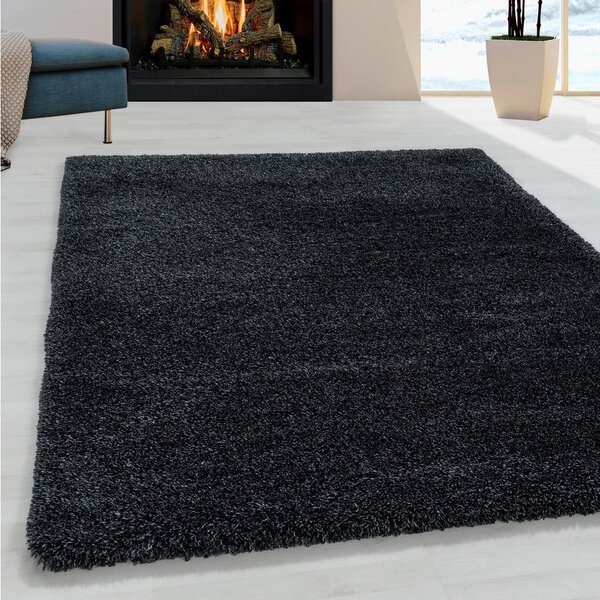 XXXL Preproga Fluffy, 80x150cm, Antracit