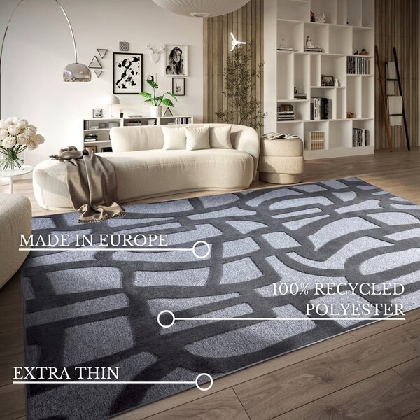 Temno modra preproga iz recikliranih vlaken 160x230 cm Therese – Villeroy&Boch