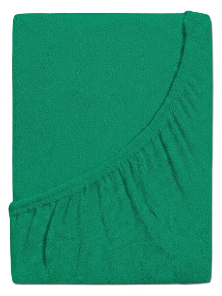 Frotirasta rjuha za otroško posteljico PREMIUM 60x120 cm mentolova