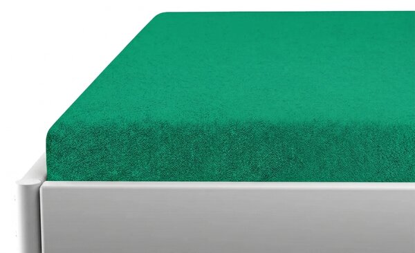 Frotirasta rjuha za otroško posteljico PREMIUM 60x120 cm mentolova