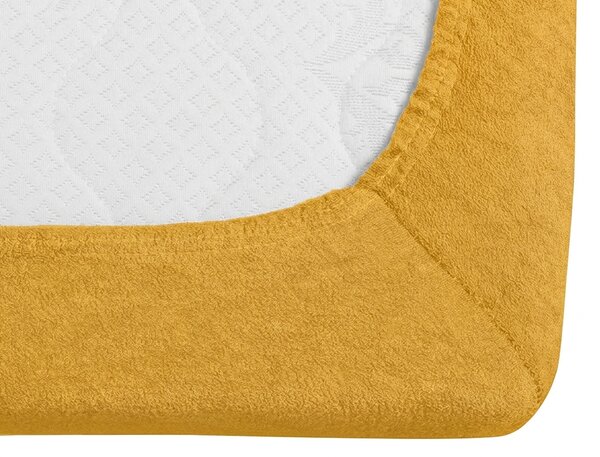 Frotirno rjuho PREMIUM rumeno-oranžna 90x200 cm