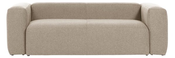 Bež kavč Kave Home Blok, 240 cm
