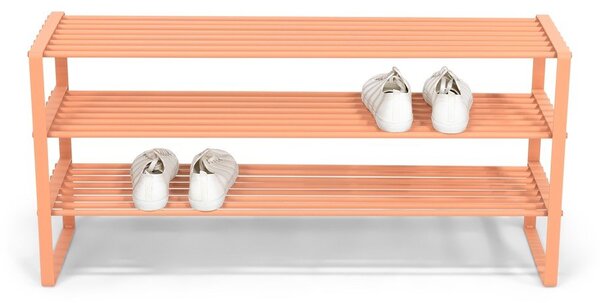 Rožnato-oranžna jeklena omarica za čevlje 100x48,5x29 cm Rex – Spinder Design