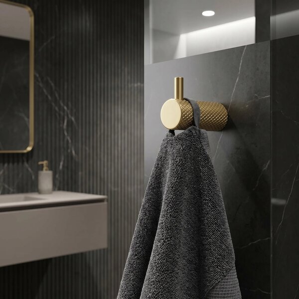Kopalniški obešalnik A62305BG OTTO Brush Gold