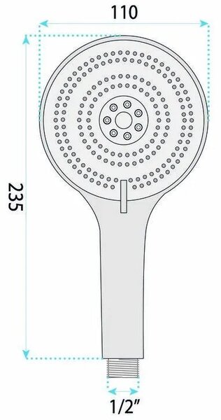 ROČICA ZA PRHANJE REA JS-019 TITAN