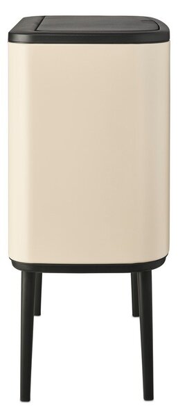 Bež jeklen koš za smeti za ločevanje odpadkov na dotik 34 l Bo Touch Bin – Brabantia