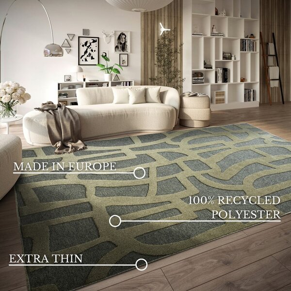 Zelena preproga iz recikliranih vlaken 160x230 cm Therese – Villeroy&Boch