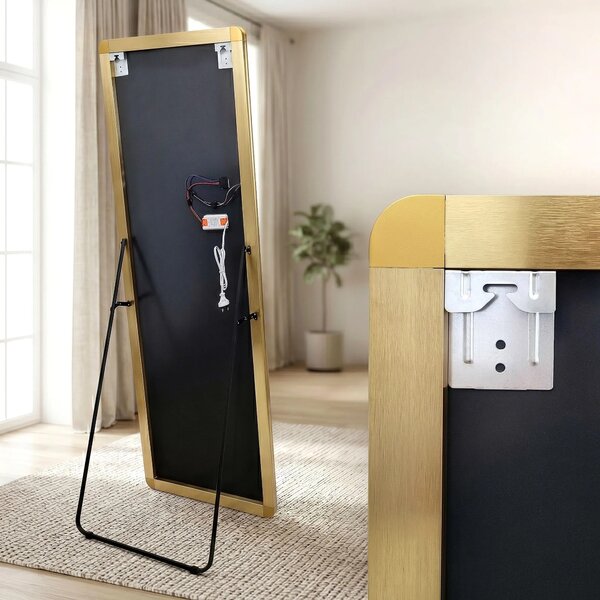 Ogledalo LED Classico 50x160cm Brush Gold