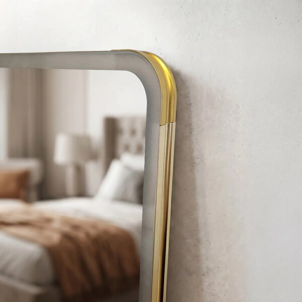 Ogledalo LED Classico 50x160cm Brush Gold