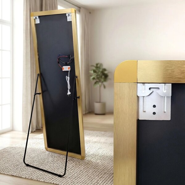 Ogledalo LED Classico 60x170cm Brush Gold