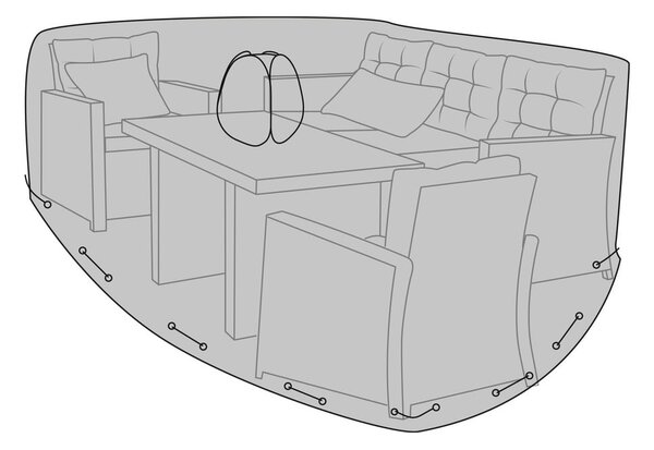 Zaščitna prevleka za vrtno pohištvo 210x180x95 cm – House Nordic