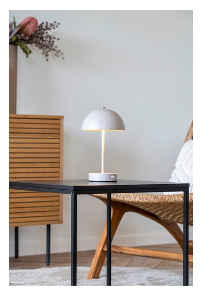 Kremno bela LED namizna svetilka (višina 25 cm) Holt – House Nordic