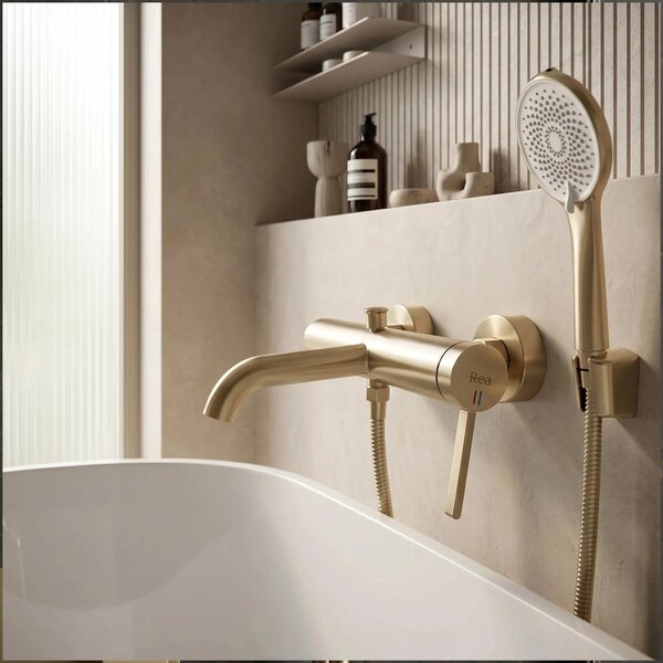 ROČICA ZA PRHANJE REA JS-020 BRUSH GOLD