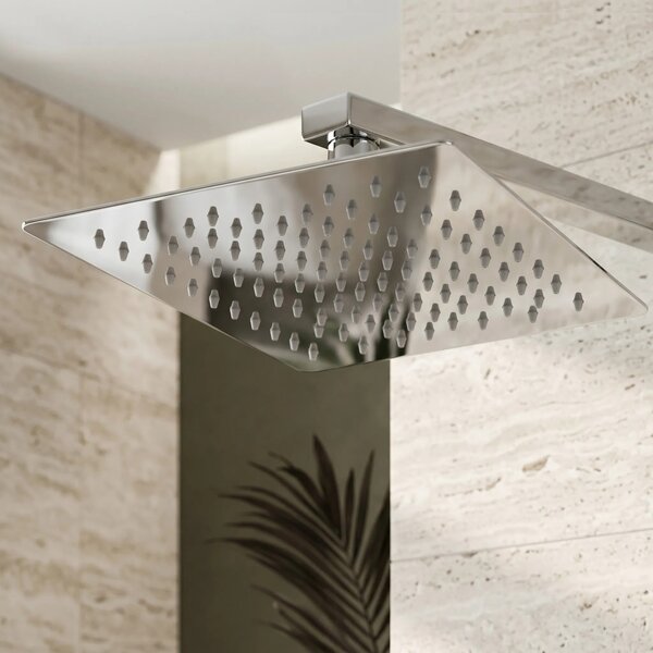 Kvadratna nadglavna prha REA JS-P015 25cm Chrome